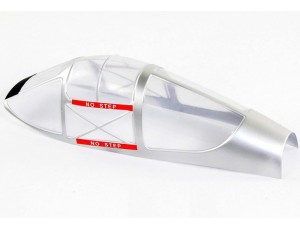 Flightline 1.6M P-38L Silver Plastic Canopy Part